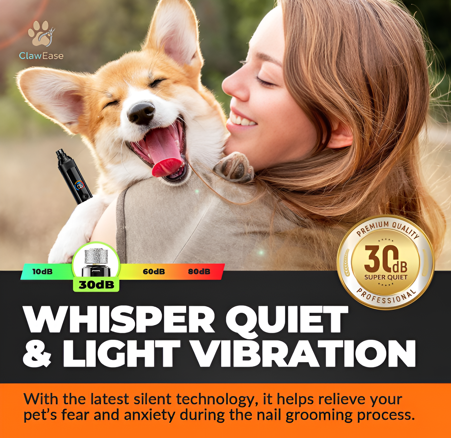 ClawEase Pro Pet Nail Trimmer