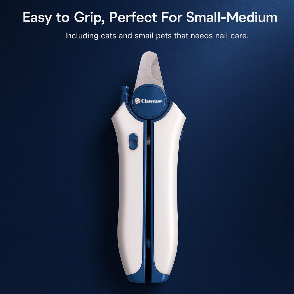 Smart Pet Nail Clipper with LED & Type-C